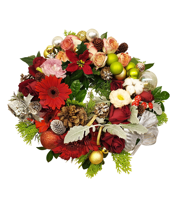 Christmas Wreath ( Fresh Flowers )