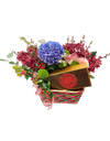 CNY/ Mid-Autumn Floral Basket with Low Sugar (Tung Lok) Mooncakes I 月圆花好