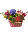 CNY/ Mid-Autumn Floral Basket with Low Sugar (Tung Lok) Mooncakes I 月圆花好