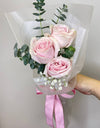 I Love You I Contemporary Pink Rose Bouquet