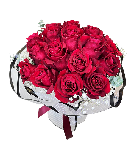 Sincerely Yours I Red Rose Bouquet