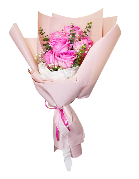 Sweet Pink Rose Bouquet