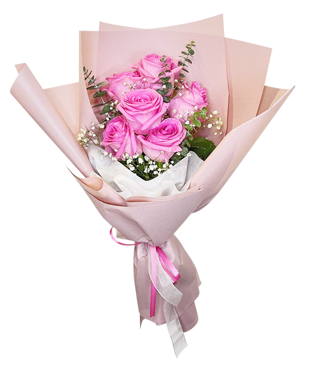 Sweet Pink Rose Bouquet